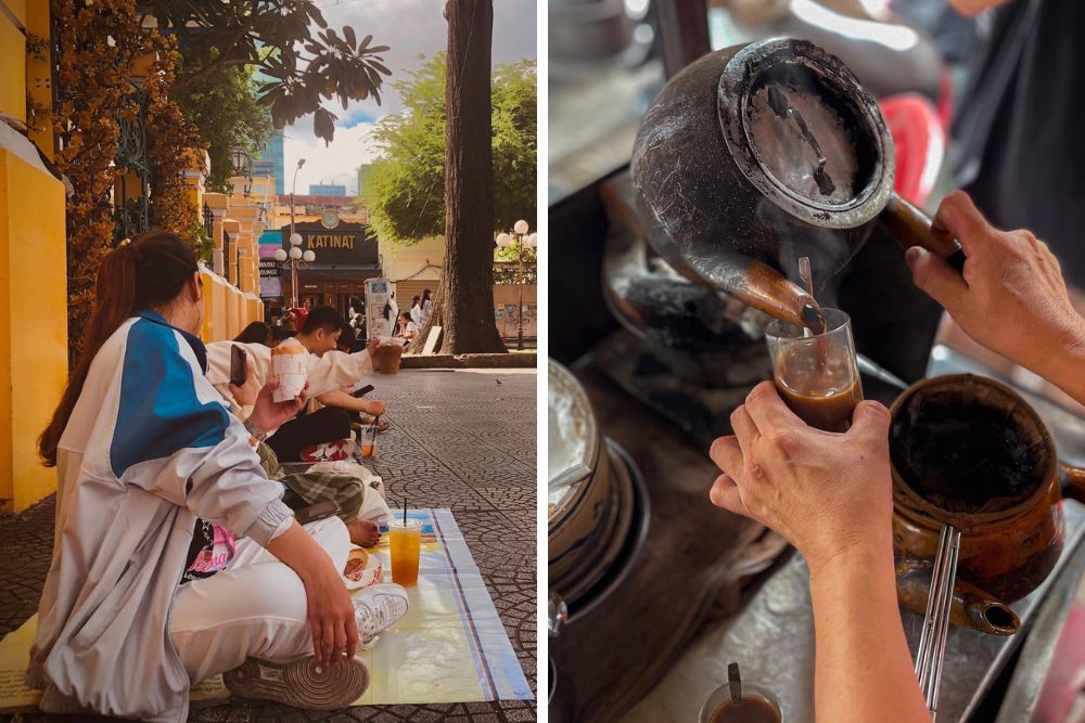 קפה 'בת' (Bệt) וקפה 'מחבט' (Vợt)